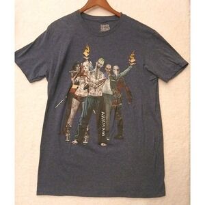 DC Comics Suicide Squad short sleeve Blue T Shirt Size Large Joker Harley Quinn